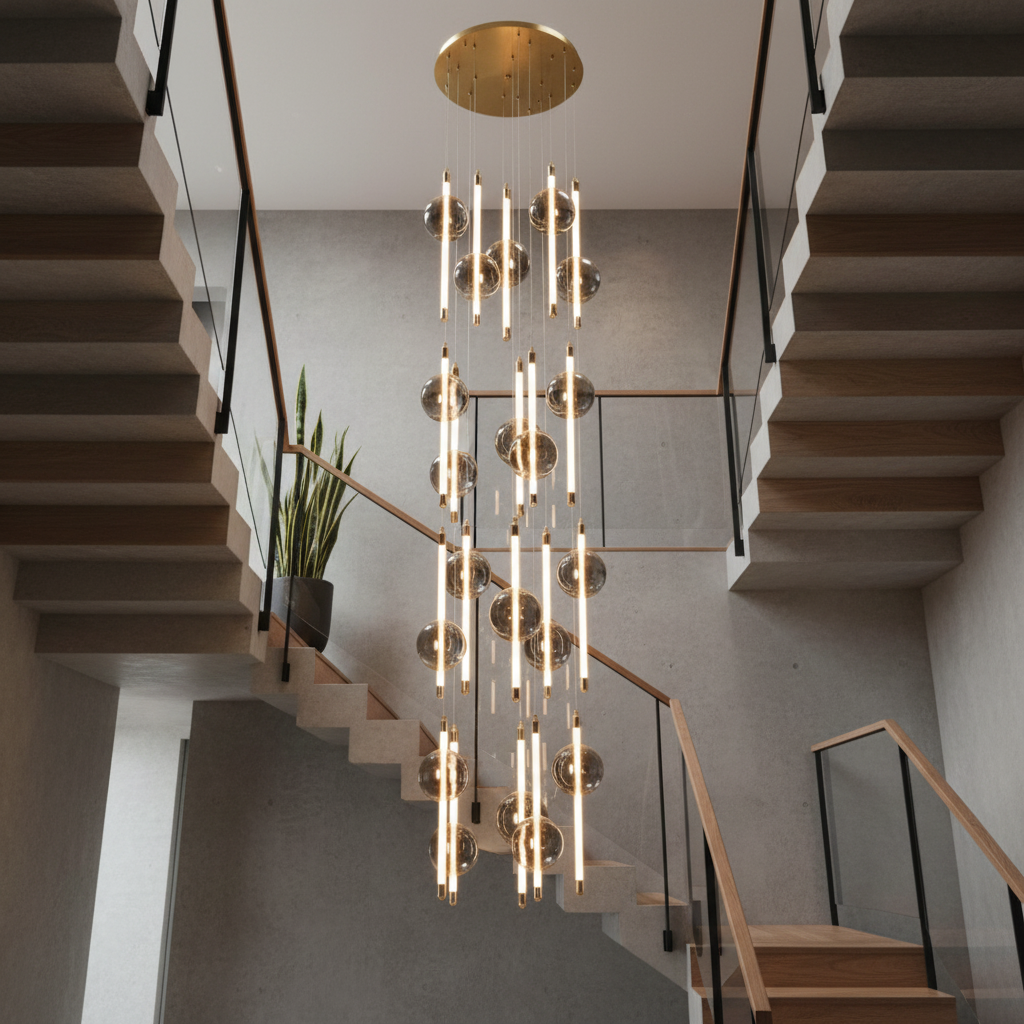 Lustra LED Suspendata SUPREME Gold Echivalent 400W