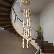 Lustra LED Suspendata SUPREME Gold Echivalent 400W