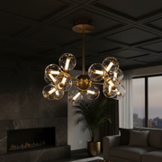 Lustra LED Abajur ELITE Gold