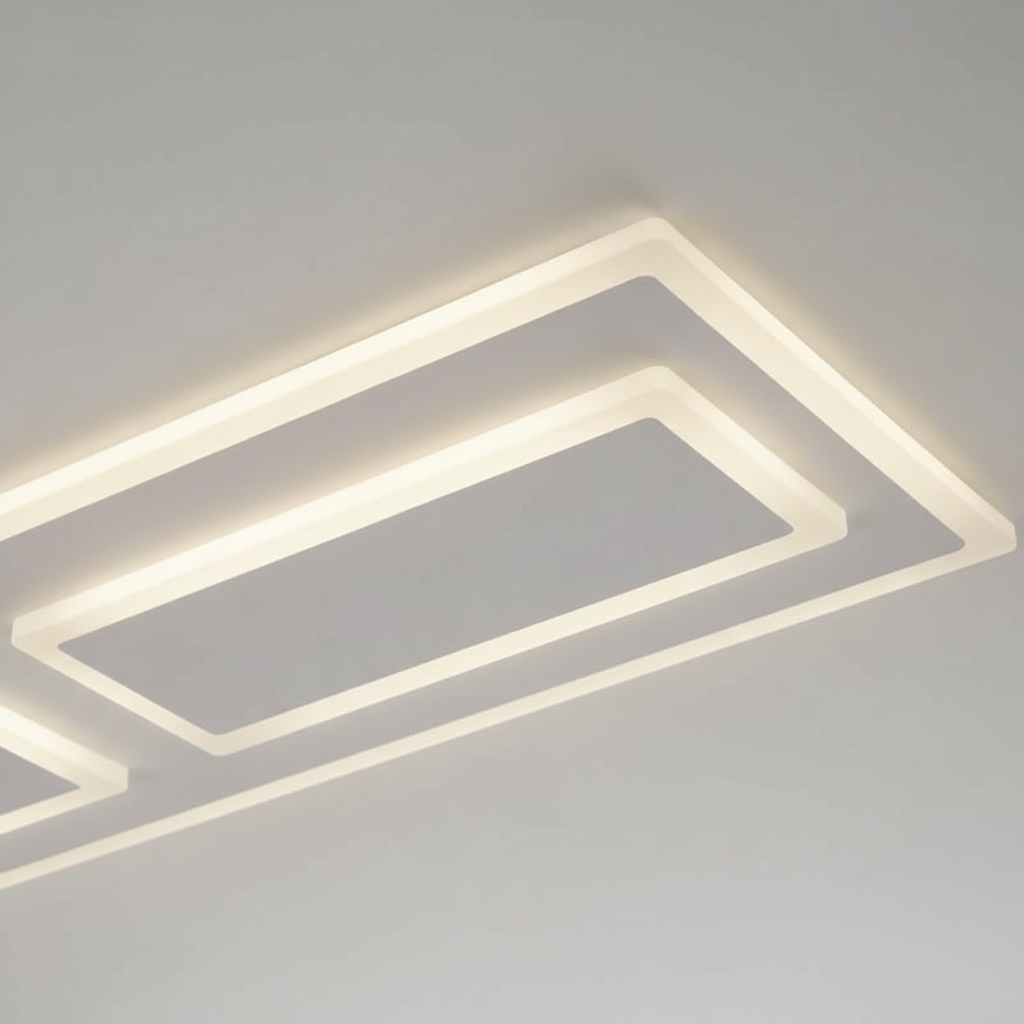 Lustra LED NUBA White Echivalent 200W Telecomanda