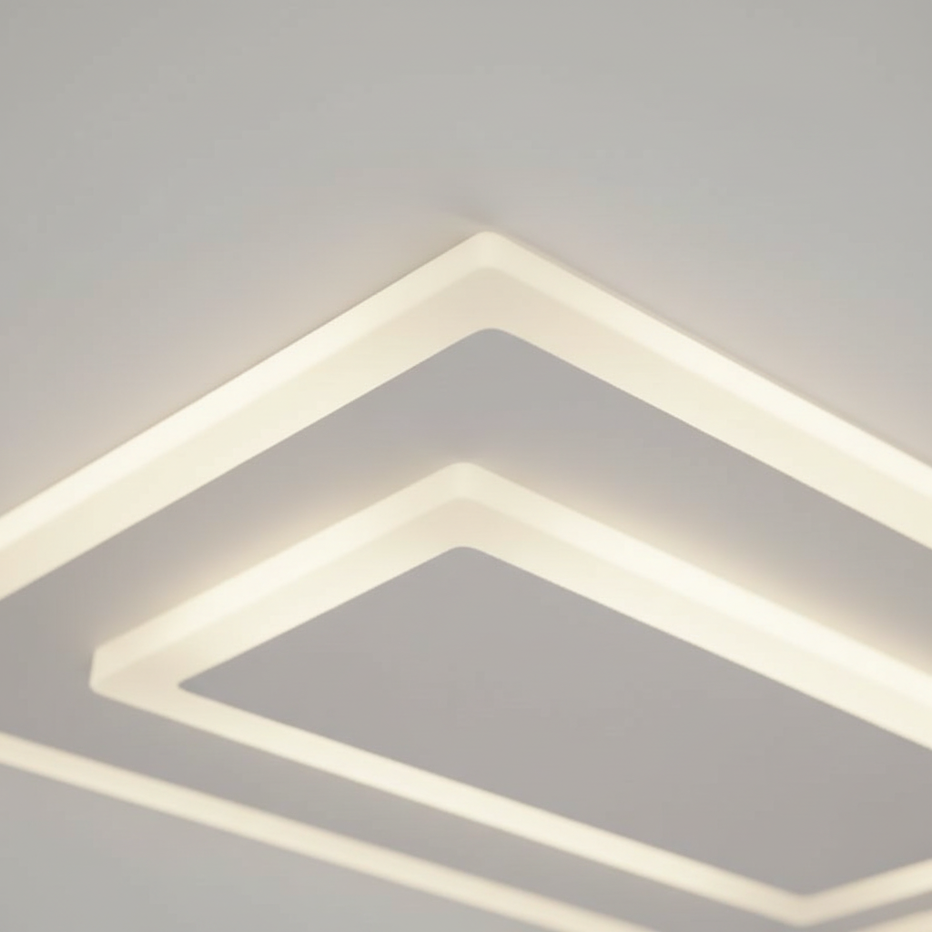 Lustra LED NUBA White Echivalent 200W Telecomanda