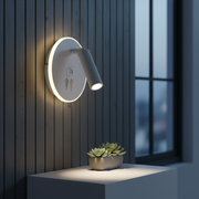 Aplica cu 1 Spot Reglabil MALMO White 14CM