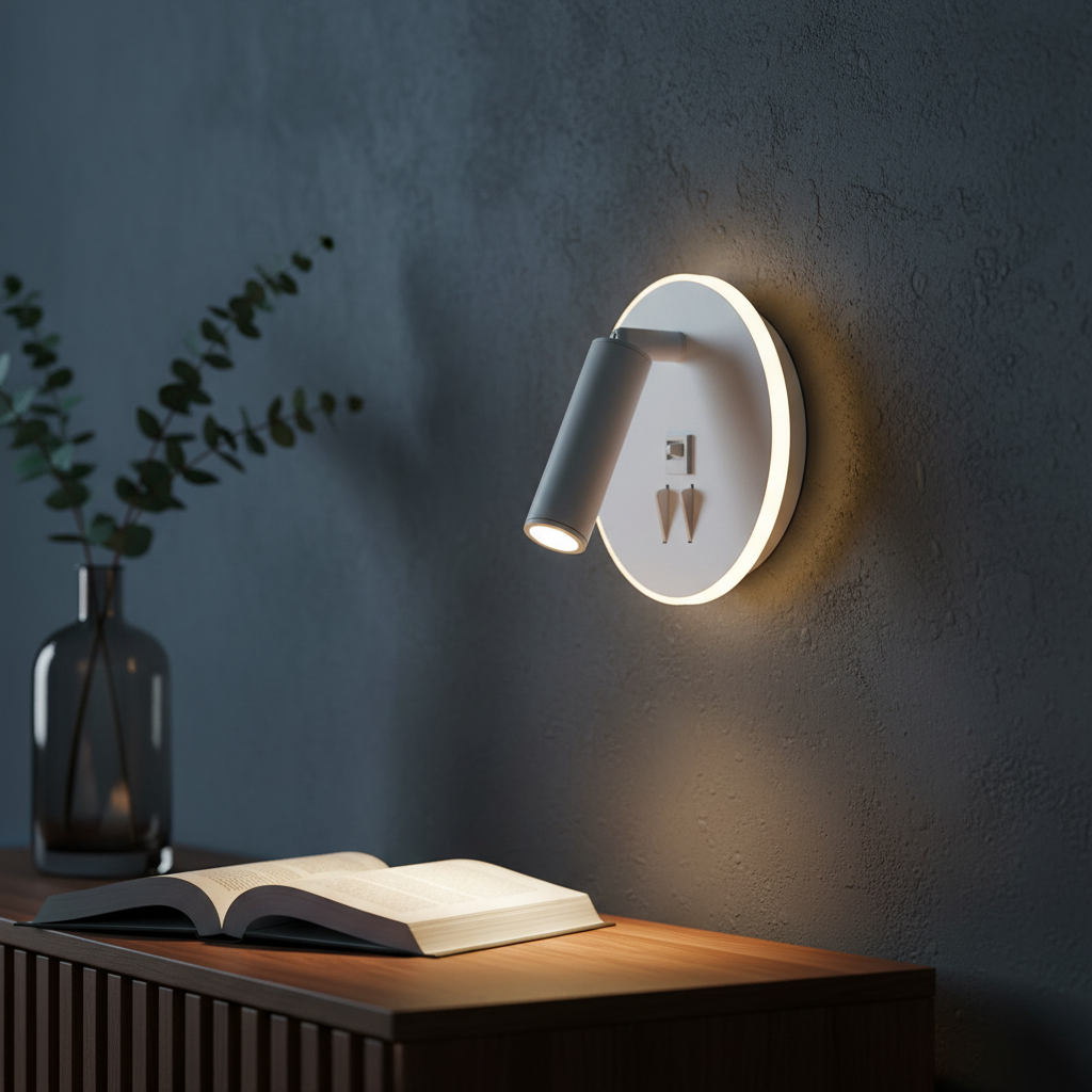 Aplica cu 1 Spot Reglabil MALMO White 14CM