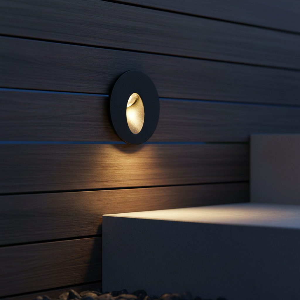 Spot LED Exterior Treapta LYON 3W IP65 Rotund