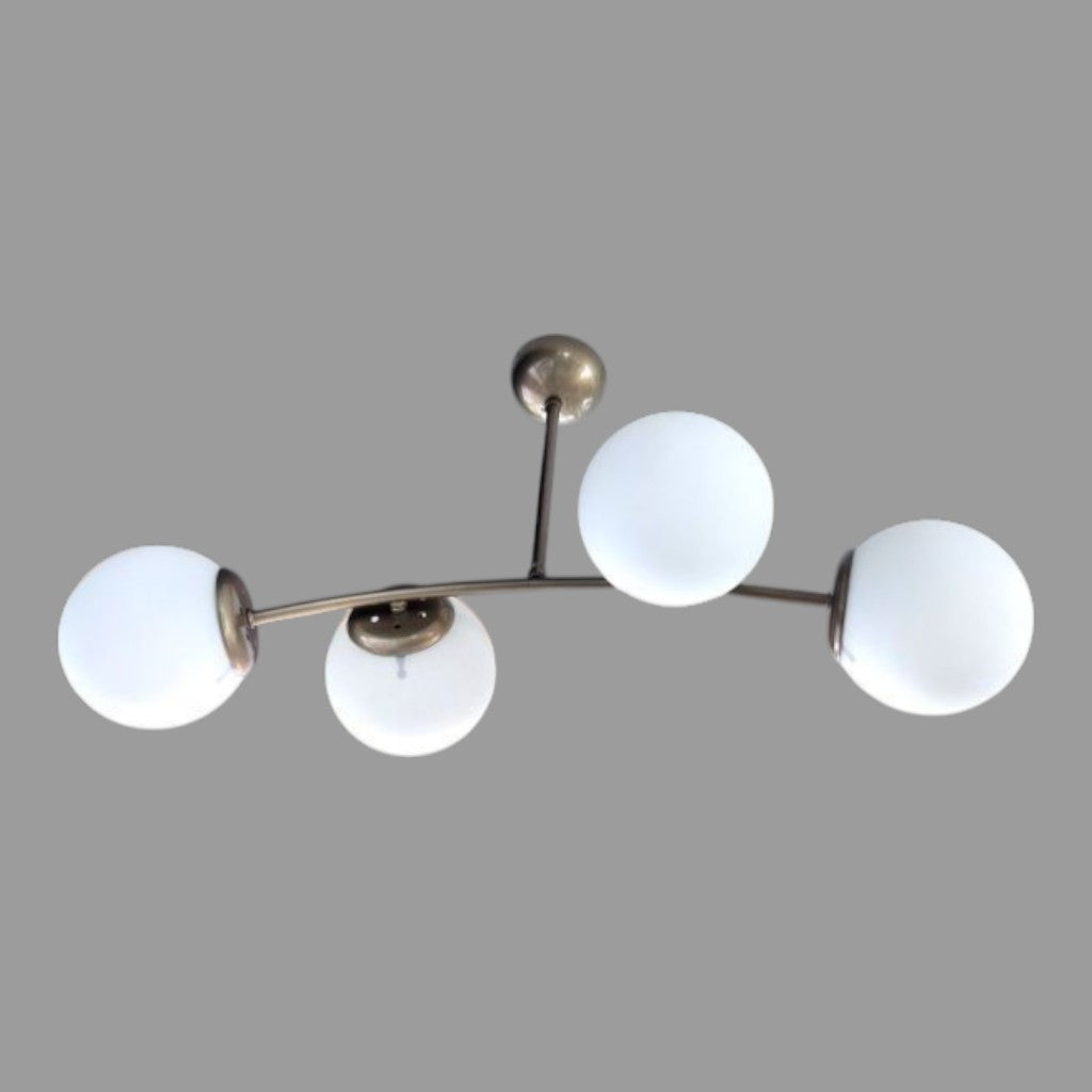 Lustra Abajur MARLA 4xE27 Silver
