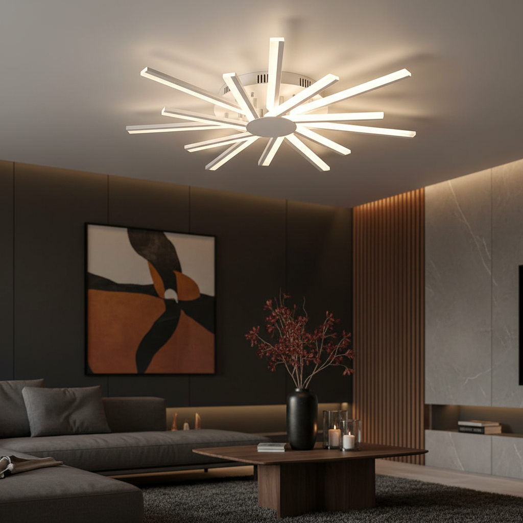 Lustra LED IRIS Echivalent 600W White