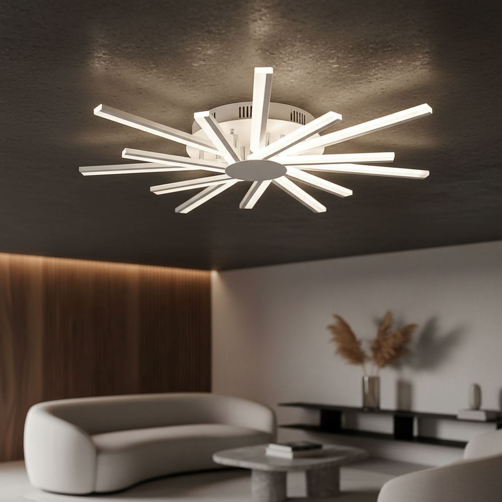 Lustra LED IRIS Echivalent 600W White