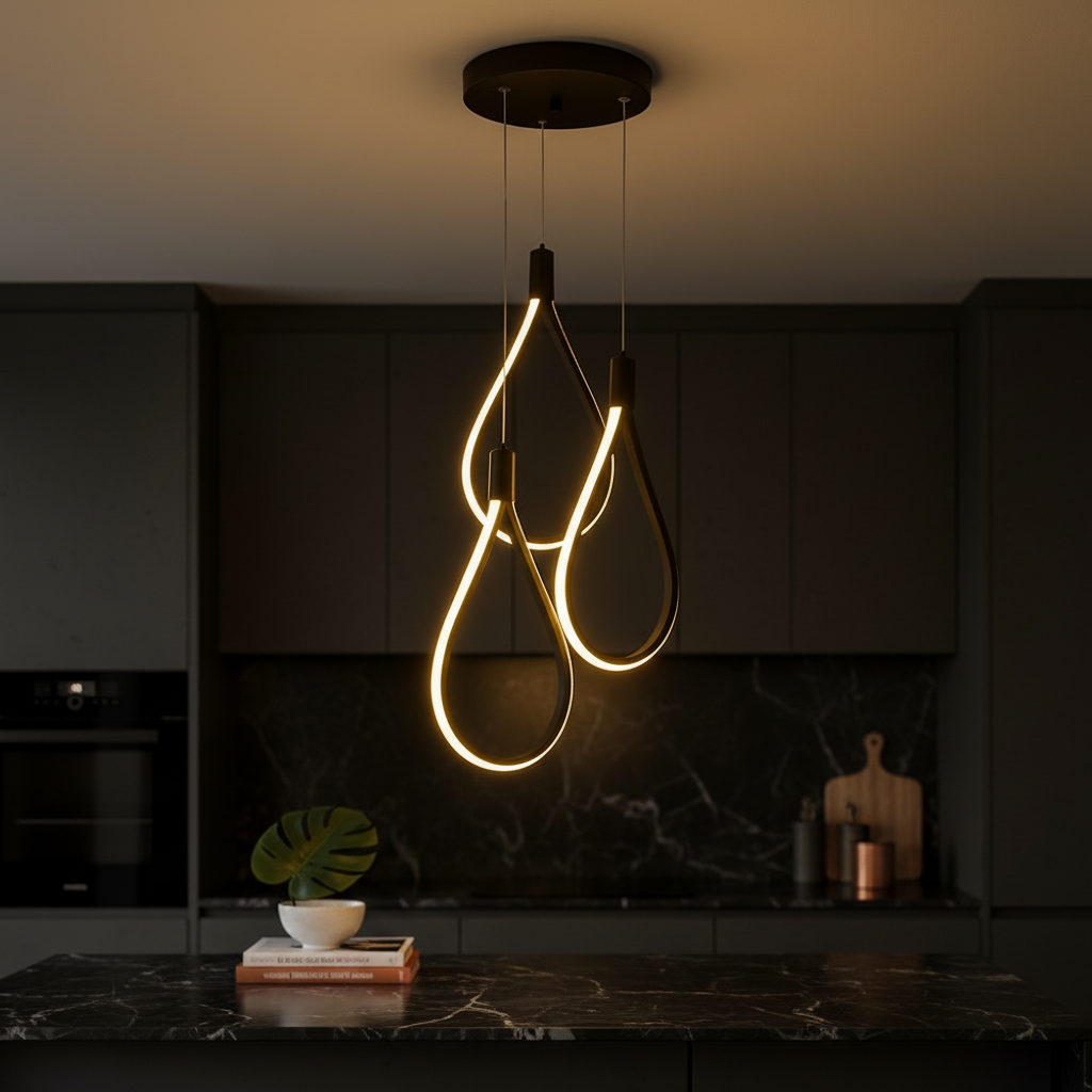 Lustra LED Suspendata TREND Echivalent 400W Black