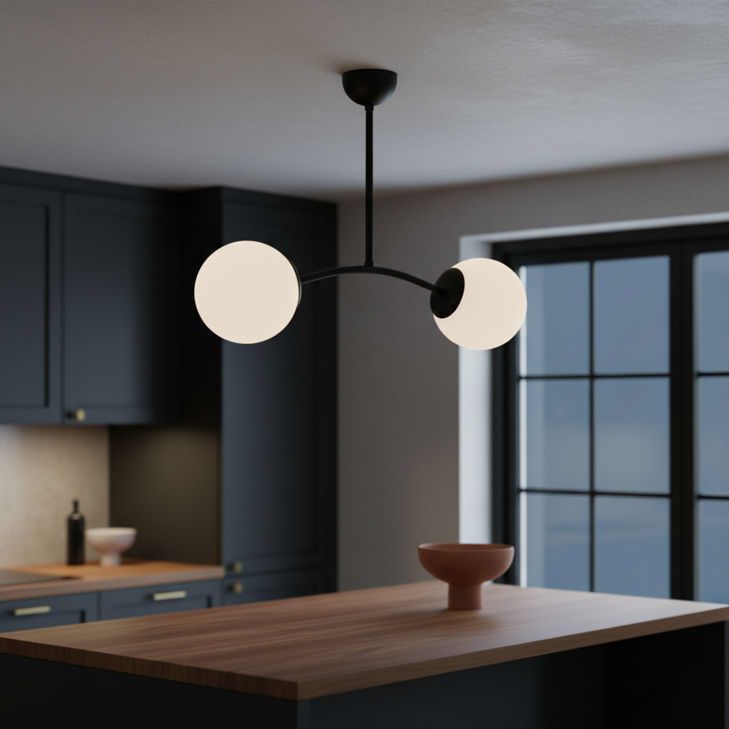 Lustra Abajur MARLA 2xE27 Black