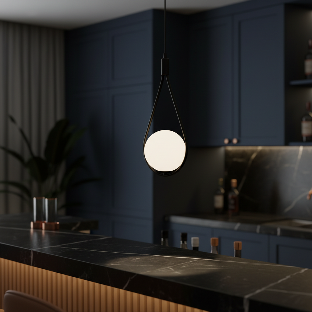 Pendul BLACK TEARS 1XE27 Black 60W
