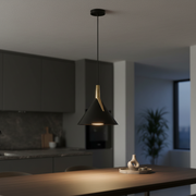 Pendul LED GEMINI 56W Black&Gold