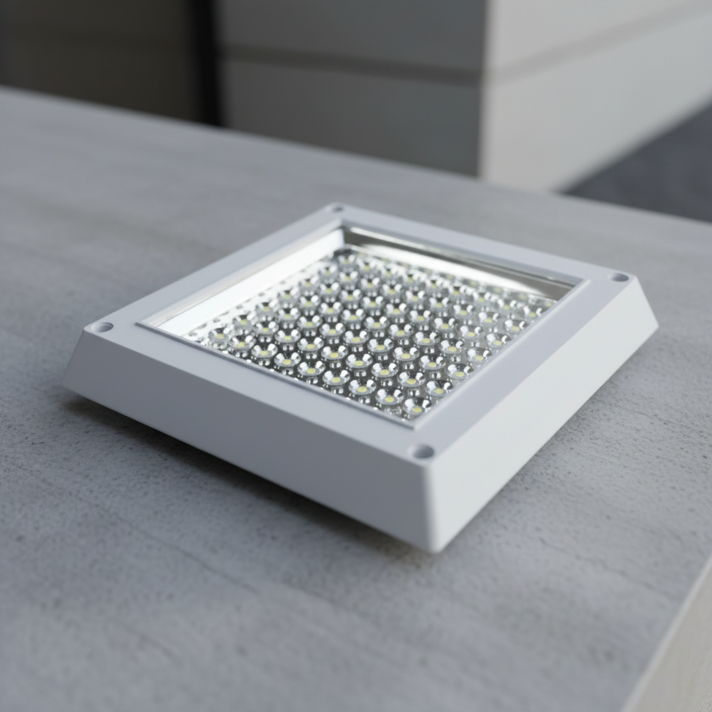 Plafoniera LED Patrata VEGA 12W 26.5cm White Echivalent 70W