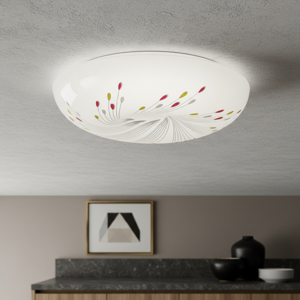 Plafoniera LED Rotunda COLOR DROPS 24W 35CM White Echivalent 150W