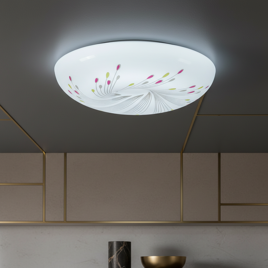 Plafoniera LED Rotunda COLOR DROPS 24W 35CM White Echivalent 150W