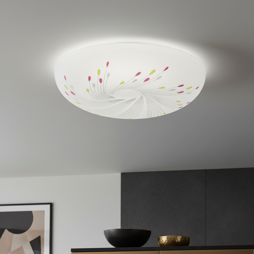 Plafoniera LED Rotunda COLOR DROPS 24W 35CM White Echivalent 150W