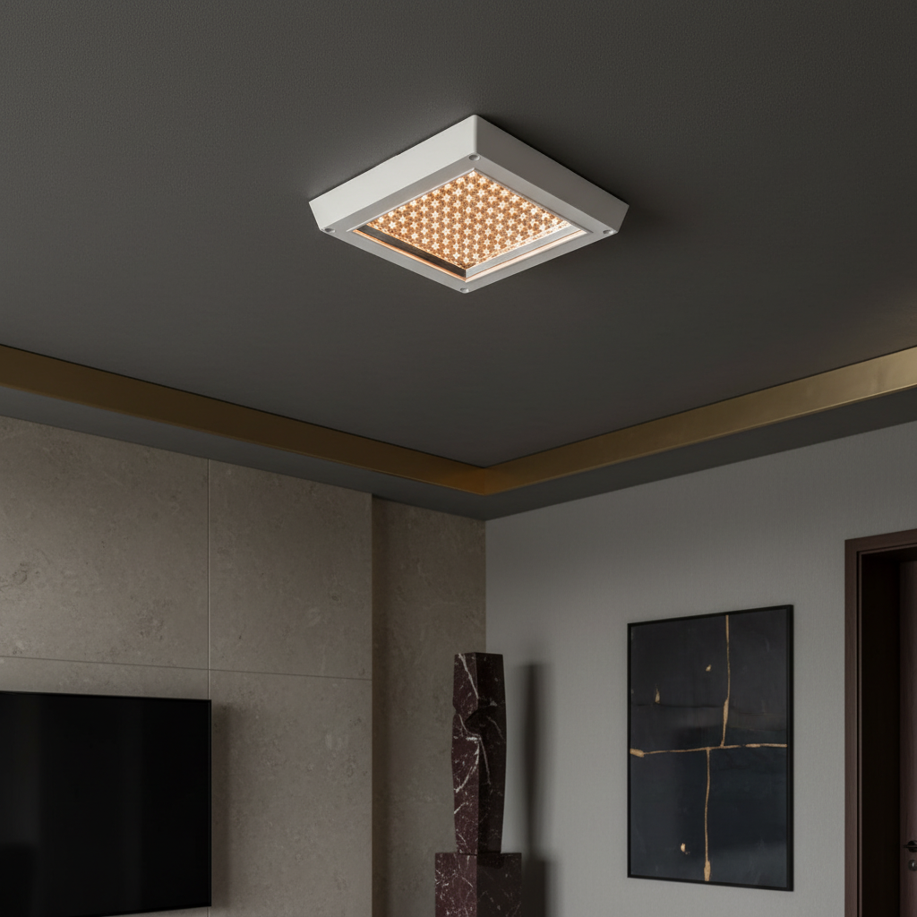 Plafoniera LED Patrata VEGA 16W 29.5CM White Echivalent 100W