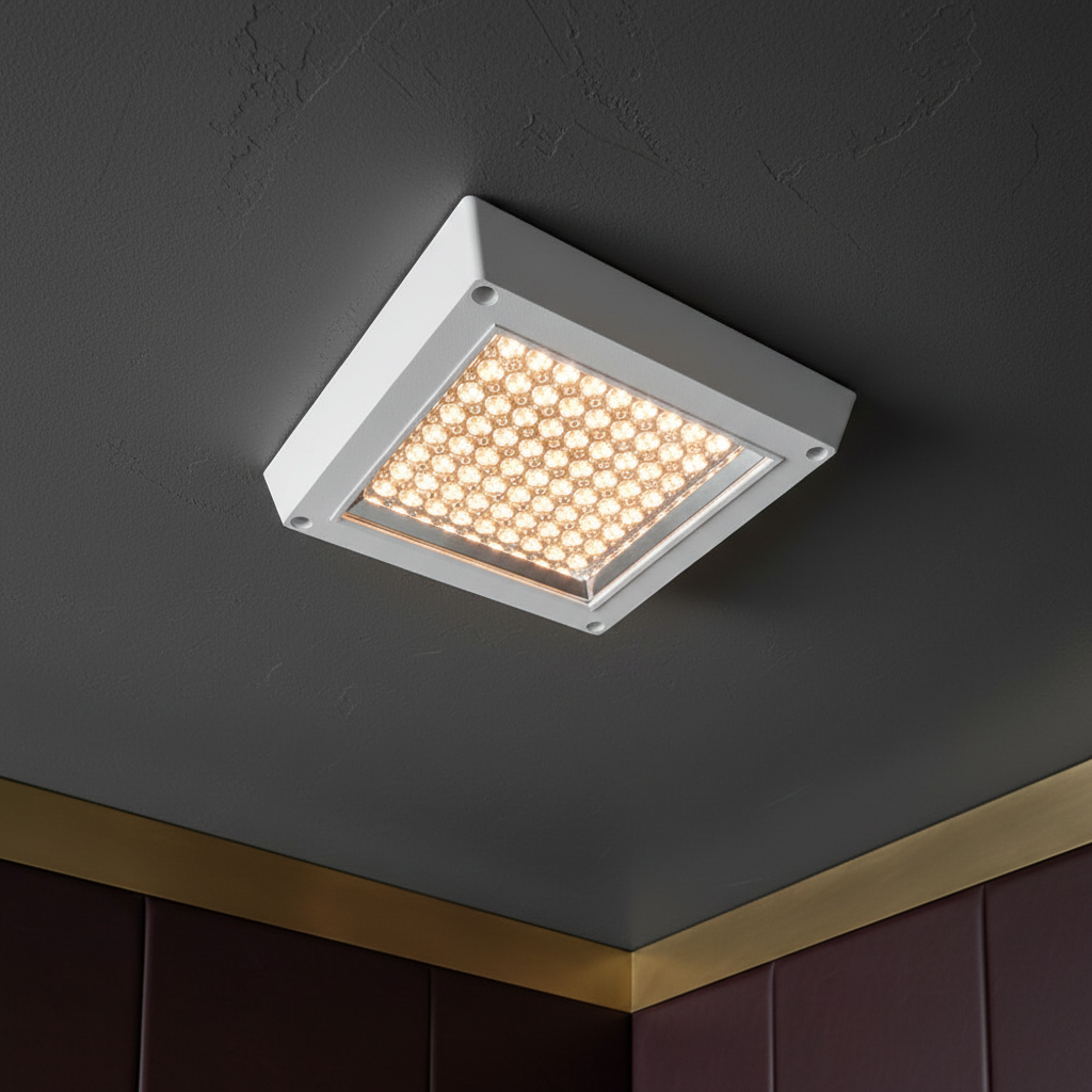 Plafoniera LED Patrata VEGA 16W 29.5CM White Echivalent 100W