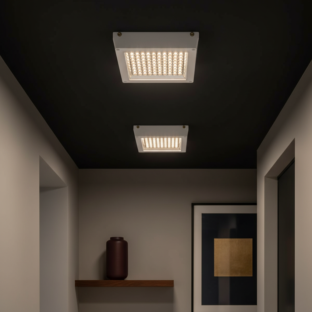 Plafoniera LED Patrata VEGA 16W 29.5CM White Echivalent 100W