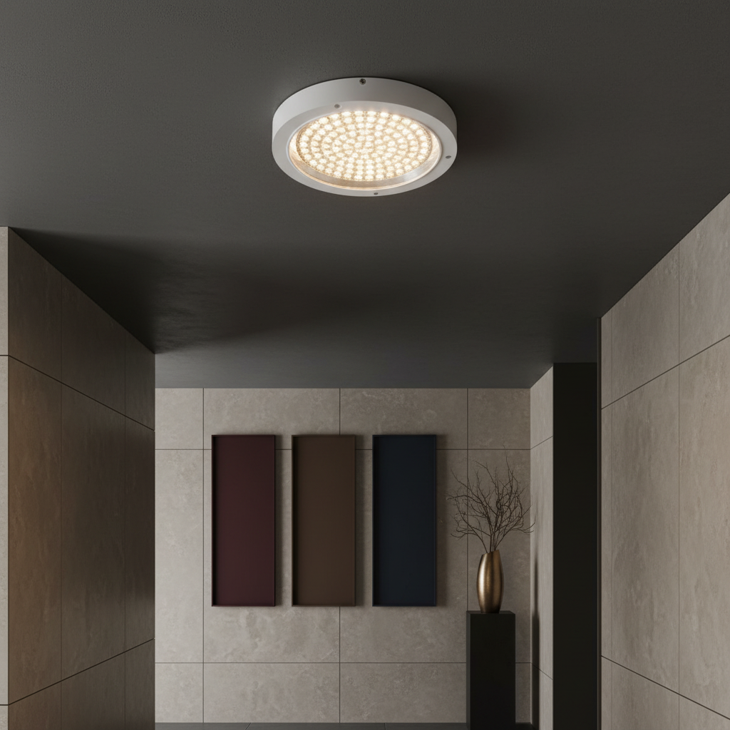 Plafoniera LED Rotunda VEGA Lumina Neutra 16W 29.5CM White Echivalent 100W