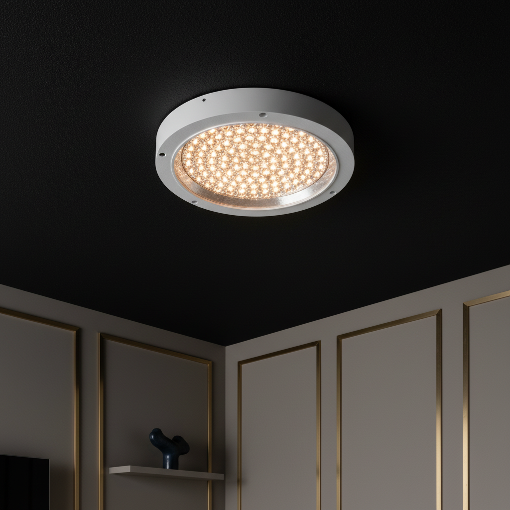 Plafoniera LED Rotunda VEGA Lumina Neutra 16W 29.5CM White Echivalent 100W