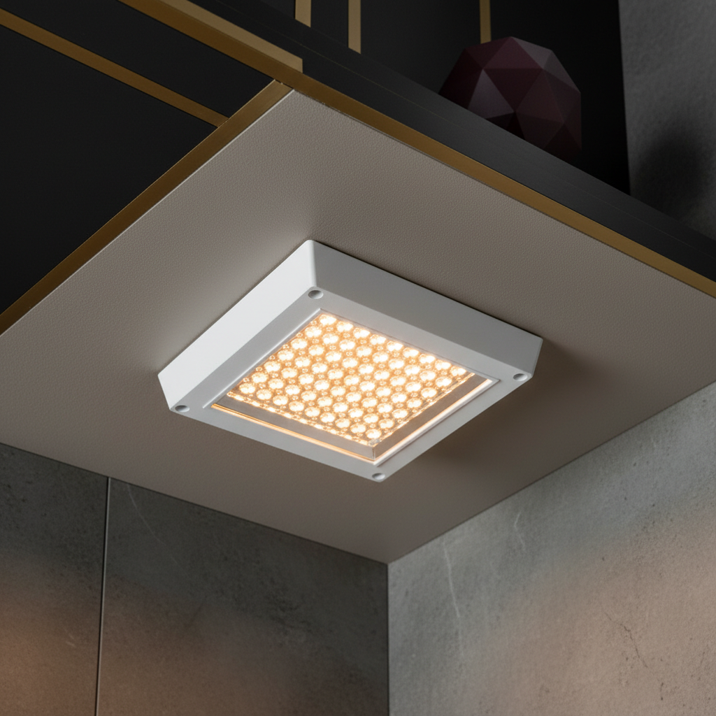 Plafoniera LED Patrata VEGA Lumina Calda 20W 29.5CM White