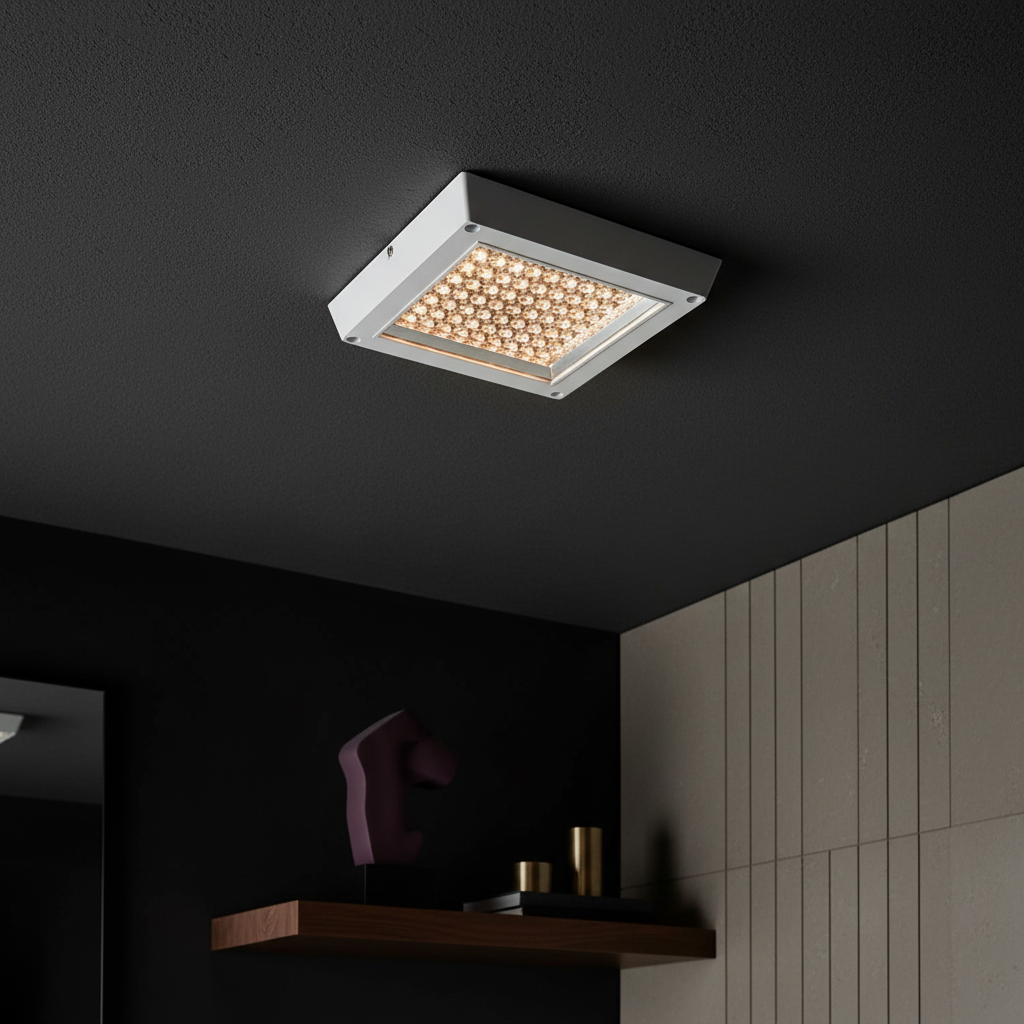 Plafoniera LED Patrata VEGA Lumina Calda 20W 29.5CM White