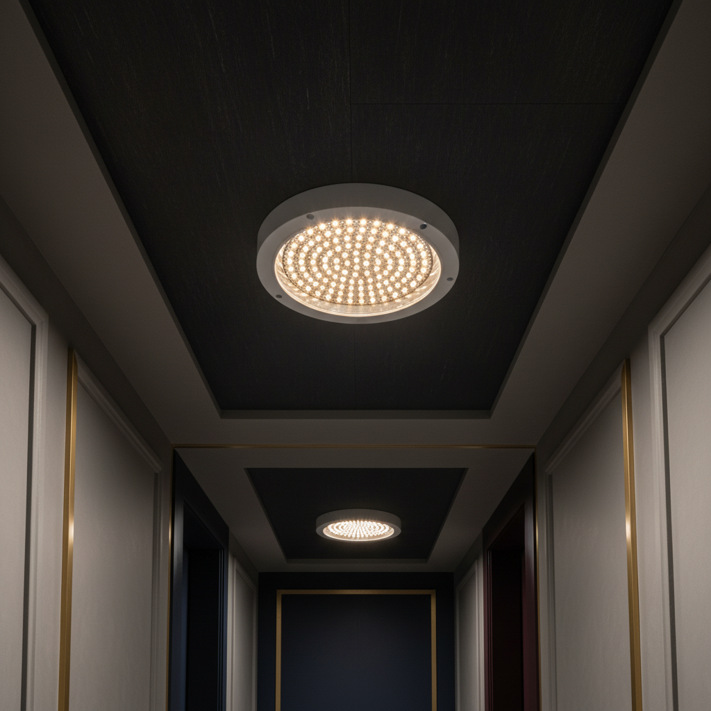 Plafoniera LED Rotunda VEGA Lumina Calda 20W 29.5CM White Echivalent 200W