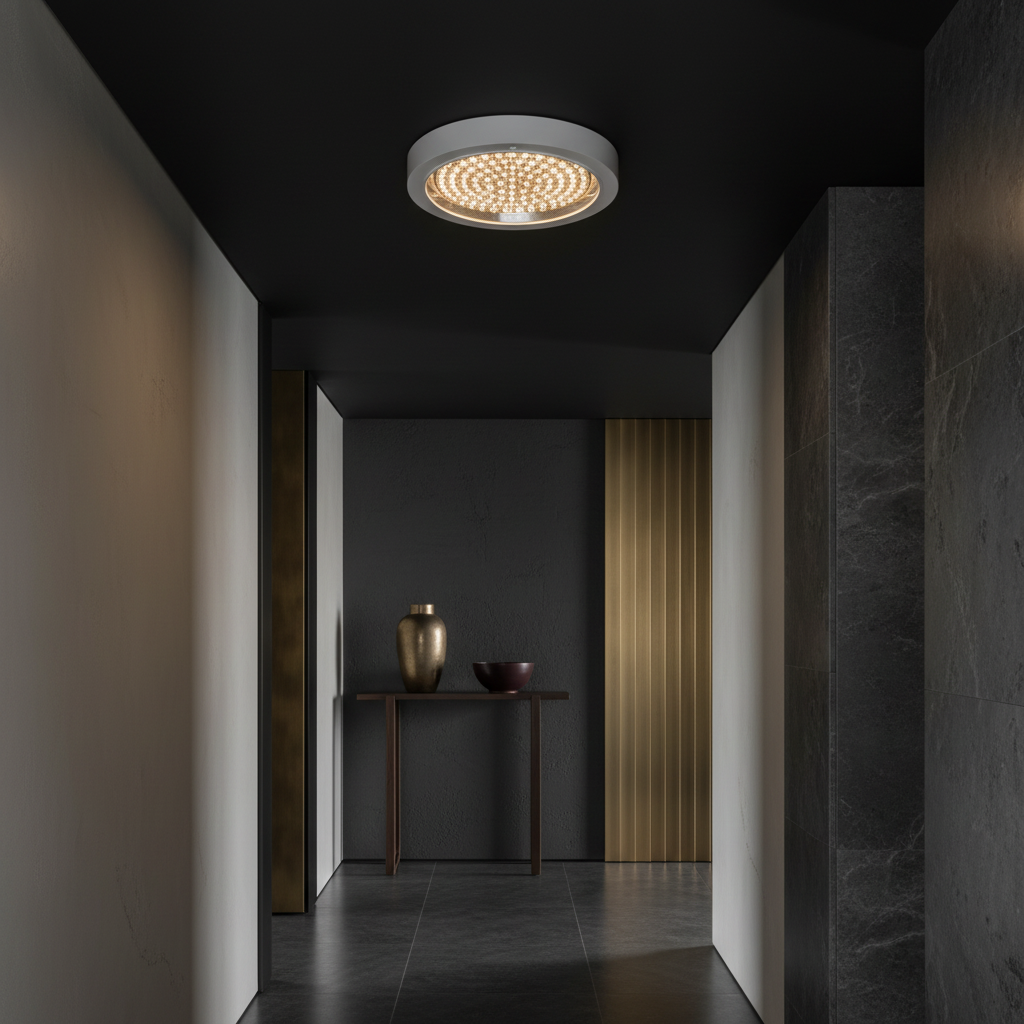 Plafoniera LED Rotunda VEGA Lumina Calda 20W 29.5CM White Echivalent 200W