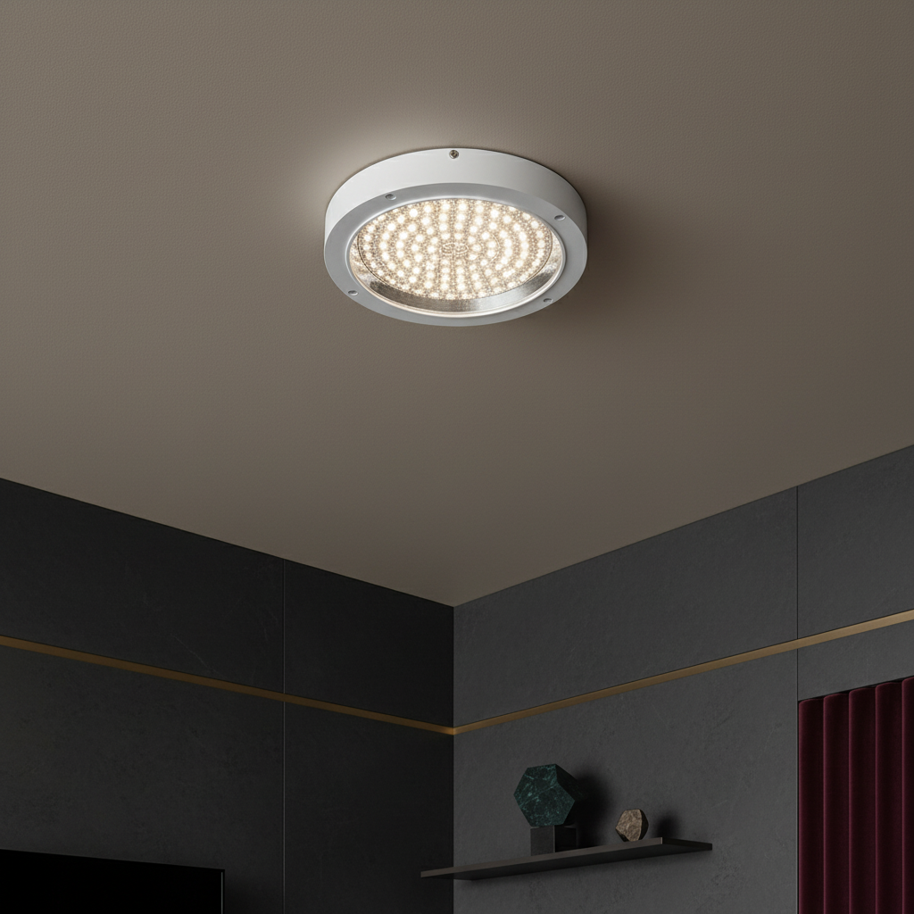 Plafoniera LED Rotunda VEGA Lumina Neutra 20W 29.5CM White Echivalent 200W
