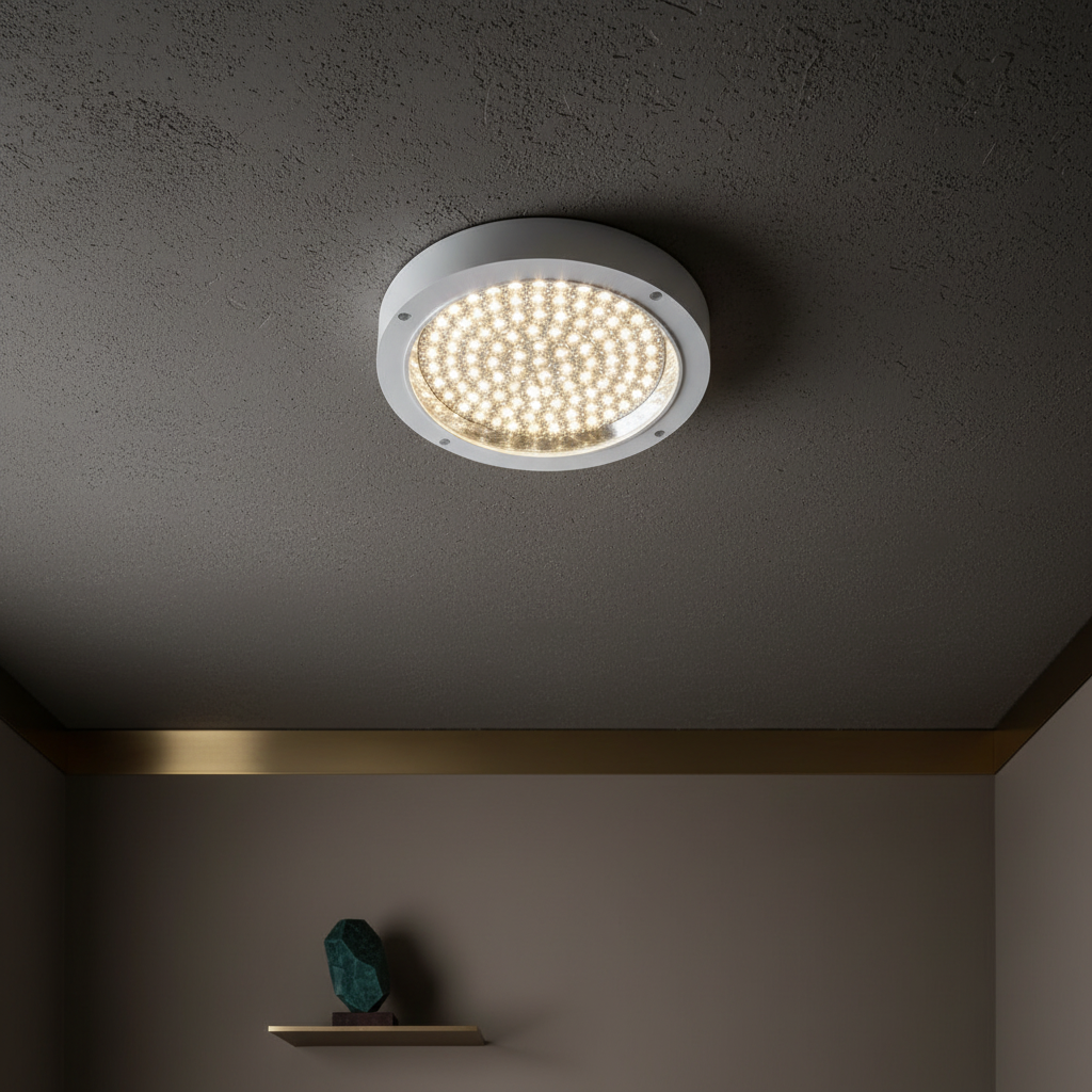 Plafoniera LED Rotunda VEGA Lumina Neutra 20W 29.5CM White Echivalent 200W