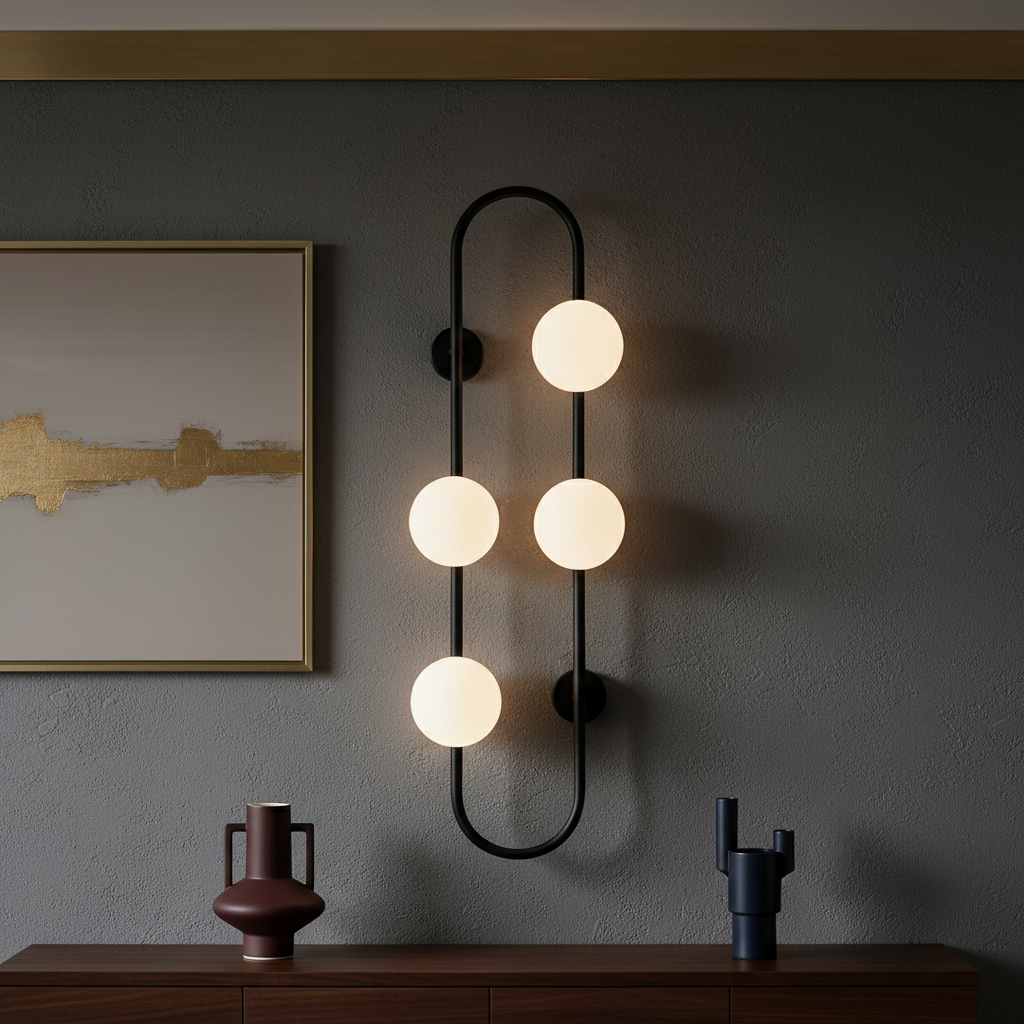 Aplica POLARIS 4xG9 Abajur Black