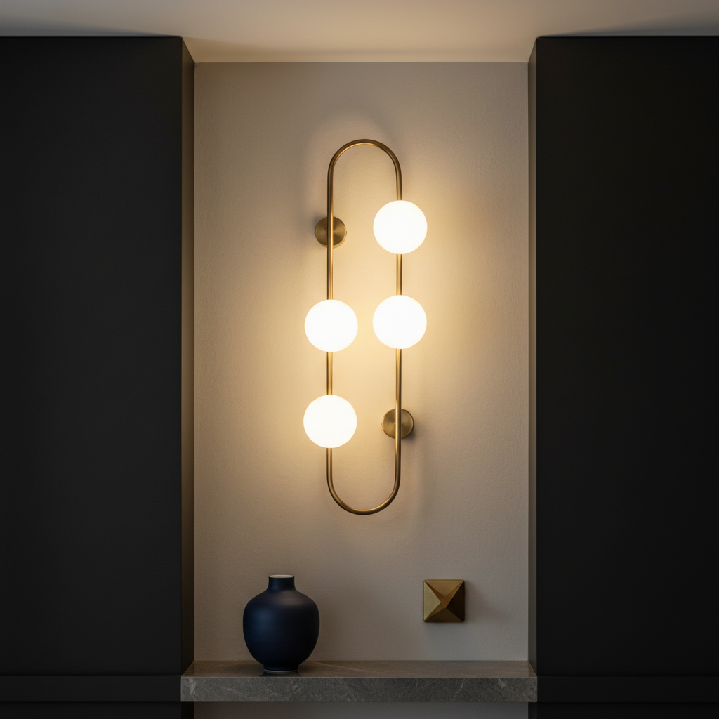 Aplica POLARIS 4xG9 Abajur Gold