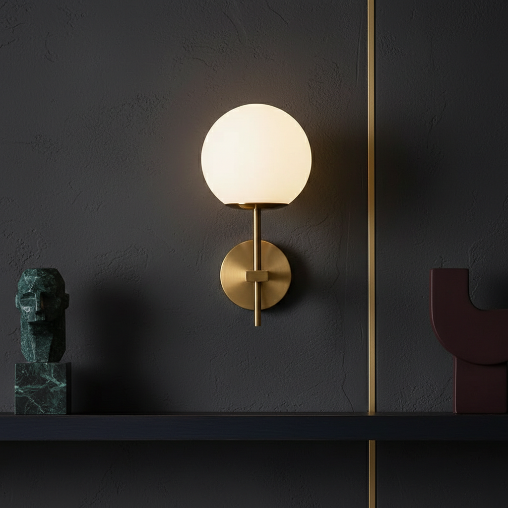 Aplica GENEVA 1xE27 Abajur Gold