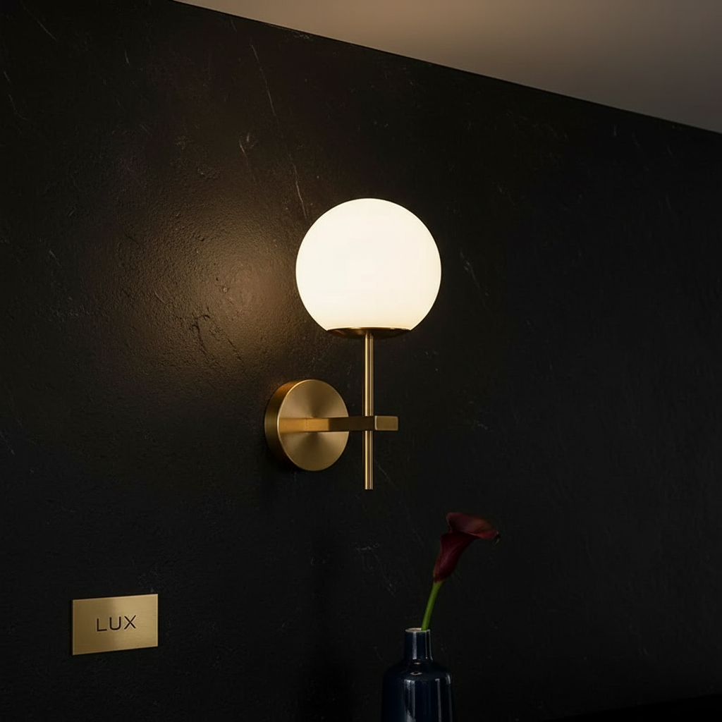 Aplica GENEVA 1xE27 Abajur Gold