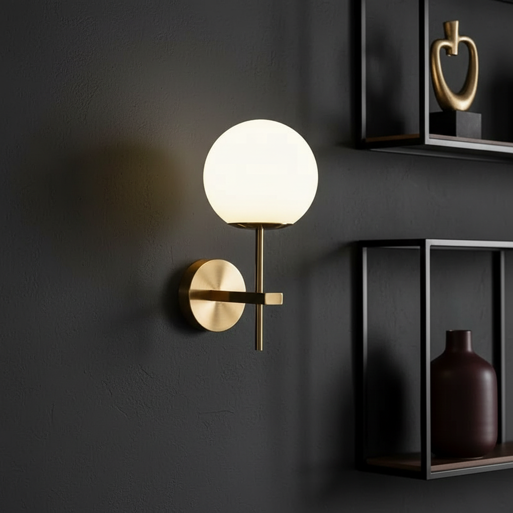 Aplica GENEVA 1xE27 Abajur Gold