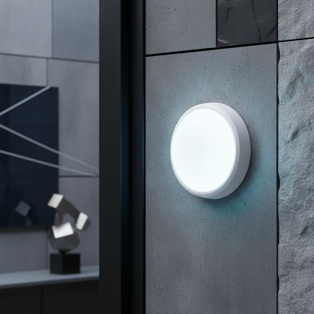 Aplica LED Exterior Rotunda BAT 100lm/W XAVI Alba