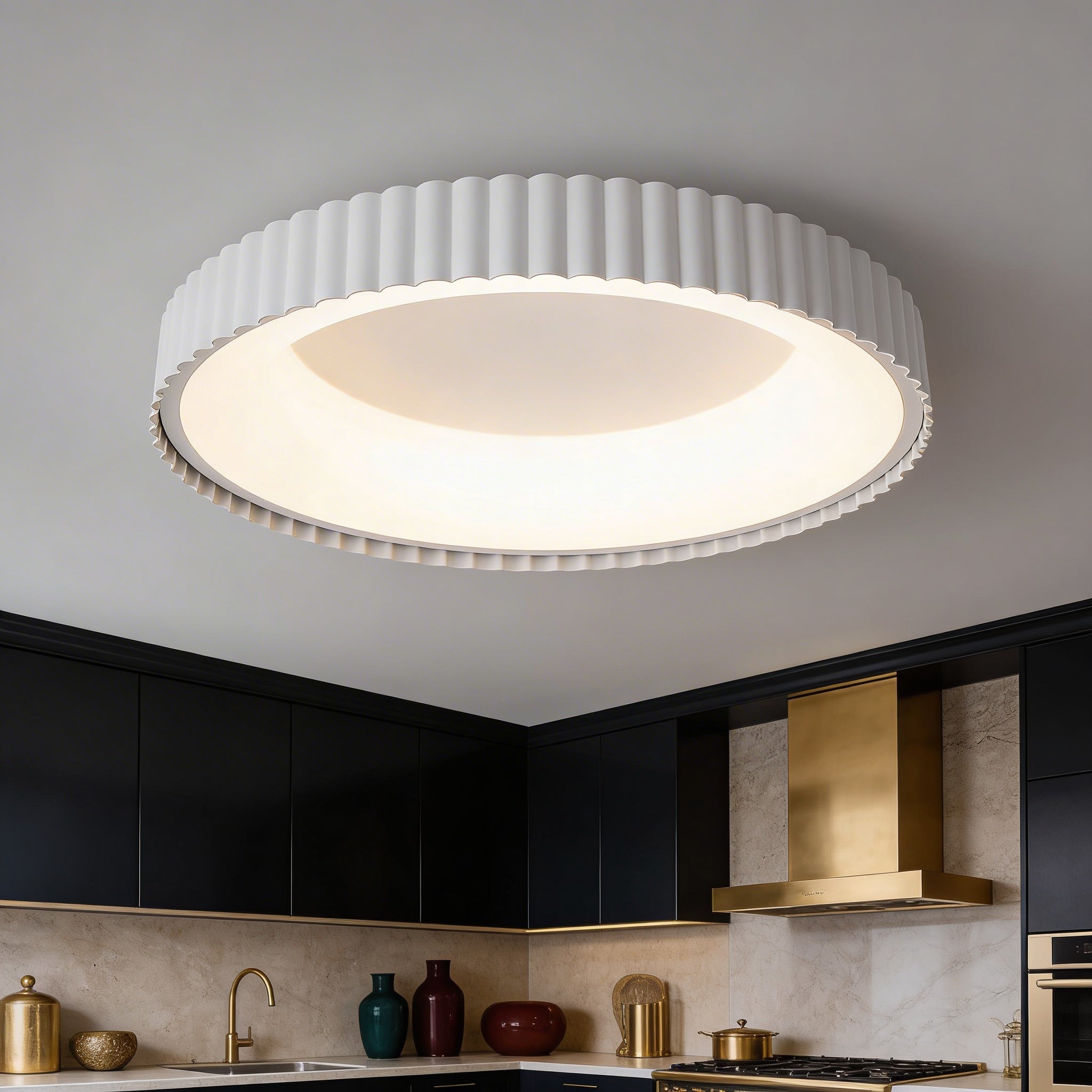 Lustra LED Aplicata PALLADIO White Echivalent 700W Telecomanda
