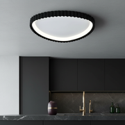 Lustra LED Aplicata PALLADIO Black Echivalent 300W