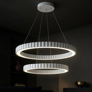 Lustra LED Suspendata 122w PALLADIO 2 Segmente White Echivalent 600W