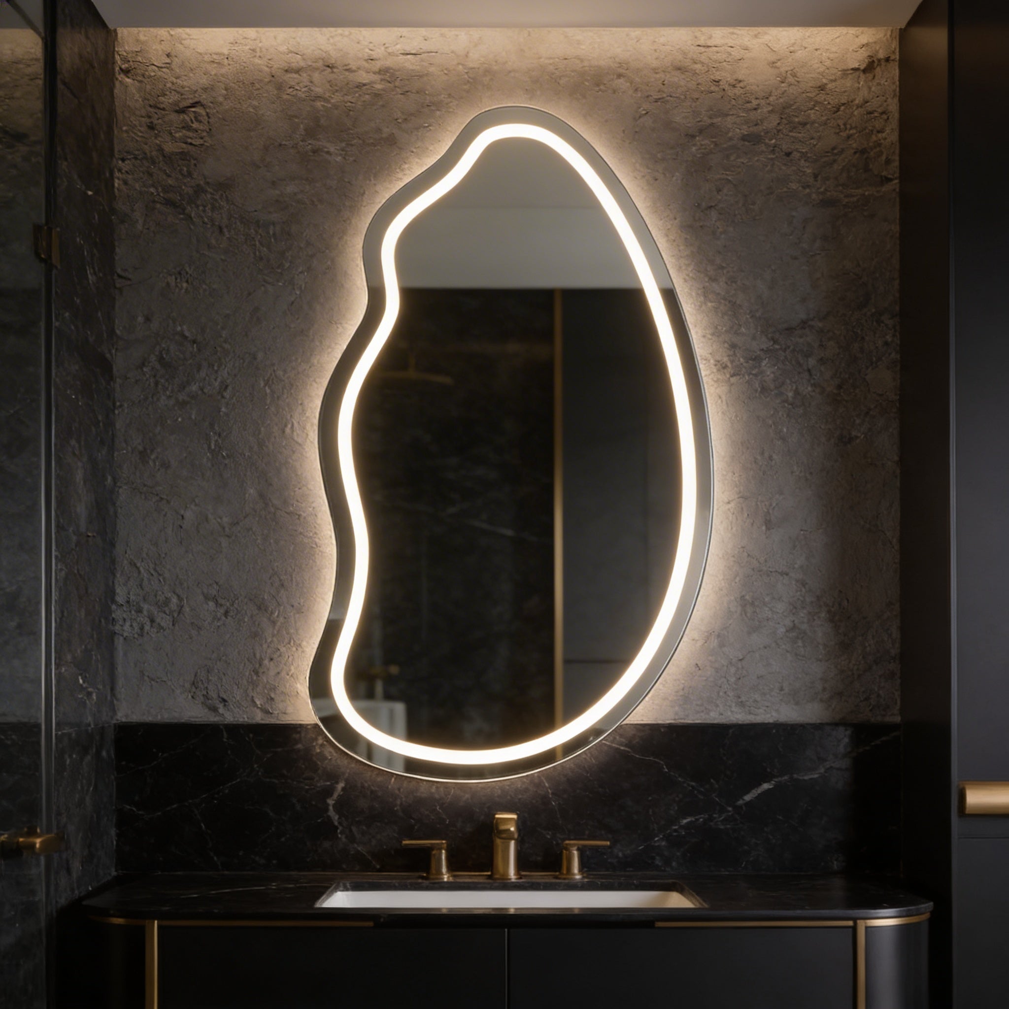 Oglinda LED FRAMELESS PADOVA 60x80CM 3 Lumini si Touch