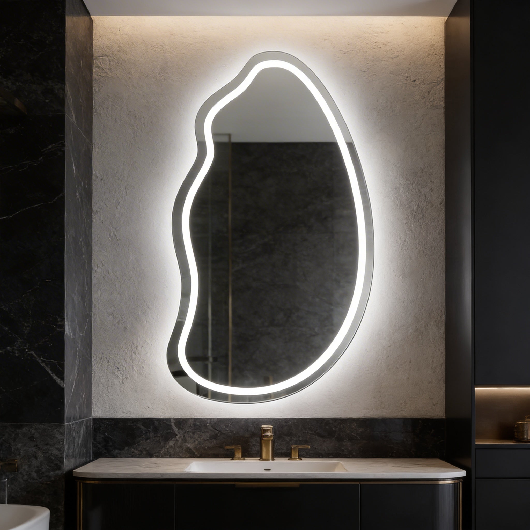 Oglinda LED FRAMELESS PADOVA 60x80CM 3 Lumini si Touch