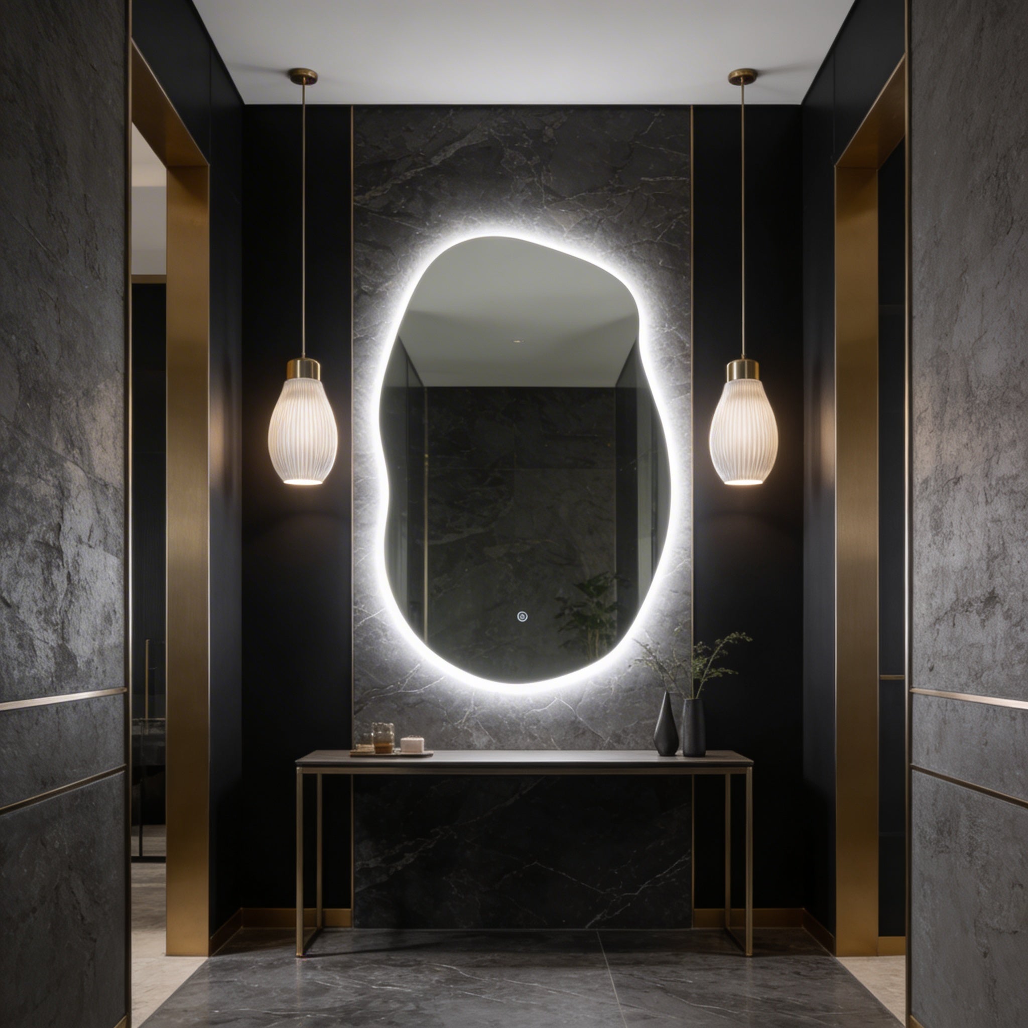 Oglinda LED FRAMELESS PARMA 60x90CM 3 Lumini si Touch