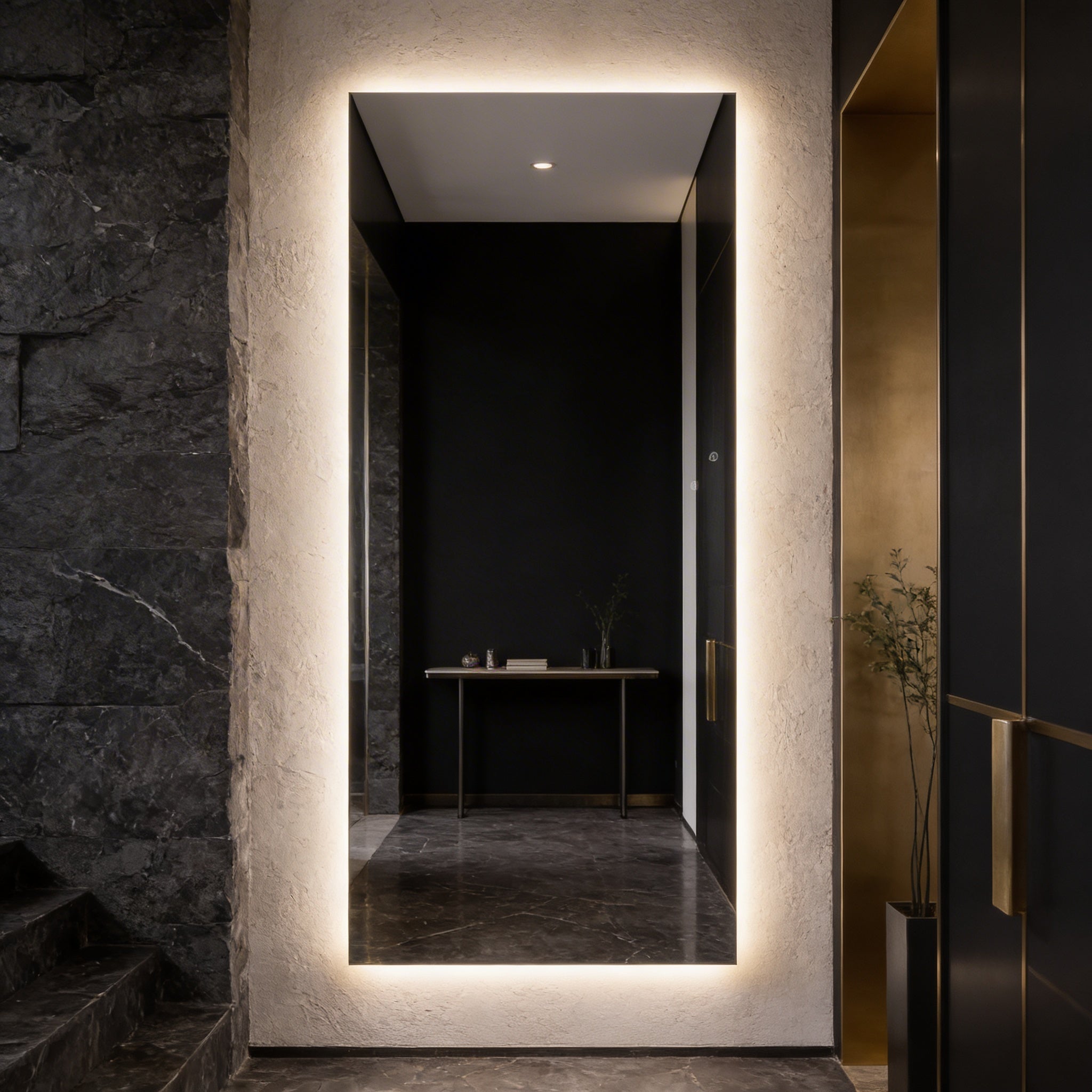 Oglinda LED FRAMELESS AVIGNON 70x180CM 3 Lumini si Touch