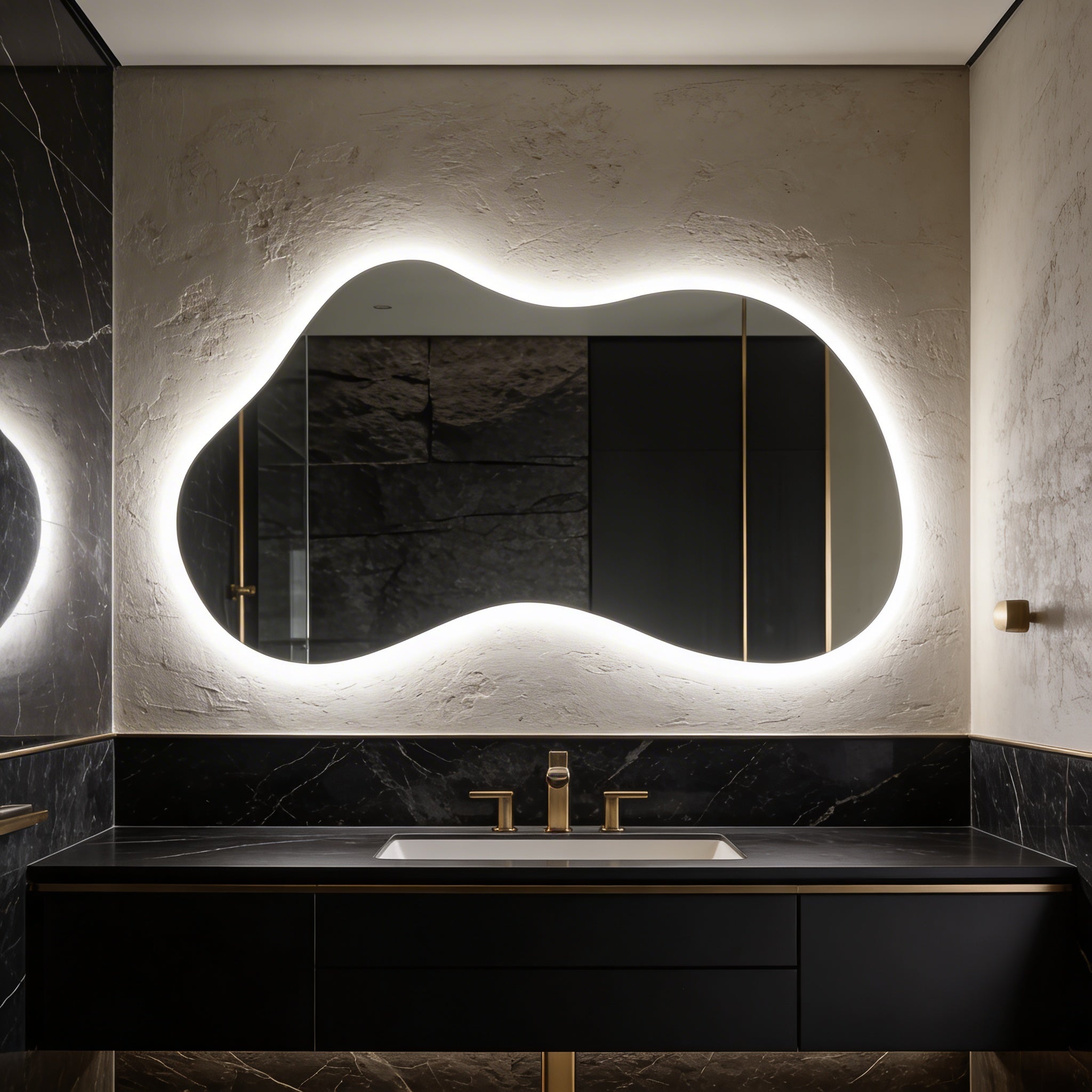 Oglinda LED FRAMELESS BILBAO 140x80CM 3 Lumini si Touch