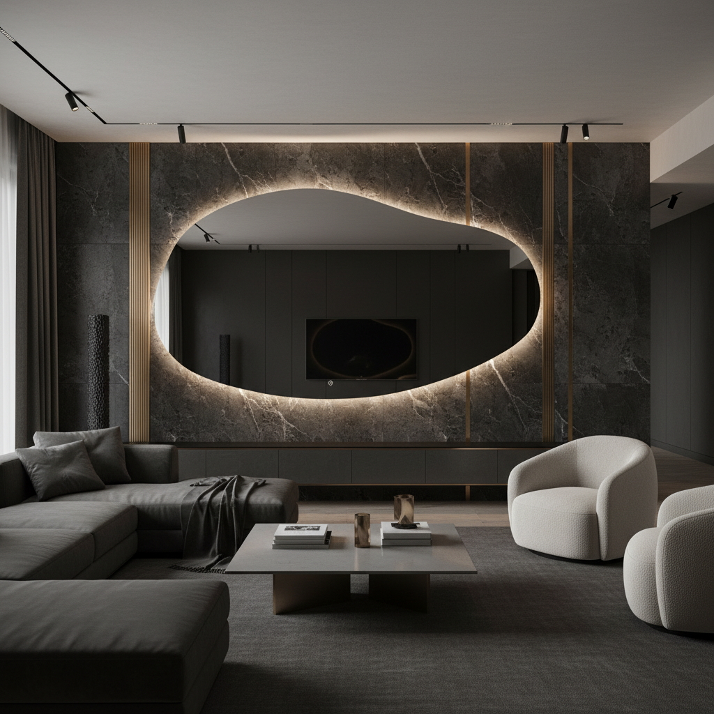 Oglinda LED FRAMELESS MONACO 140x90CM 3 Lumini si Touch