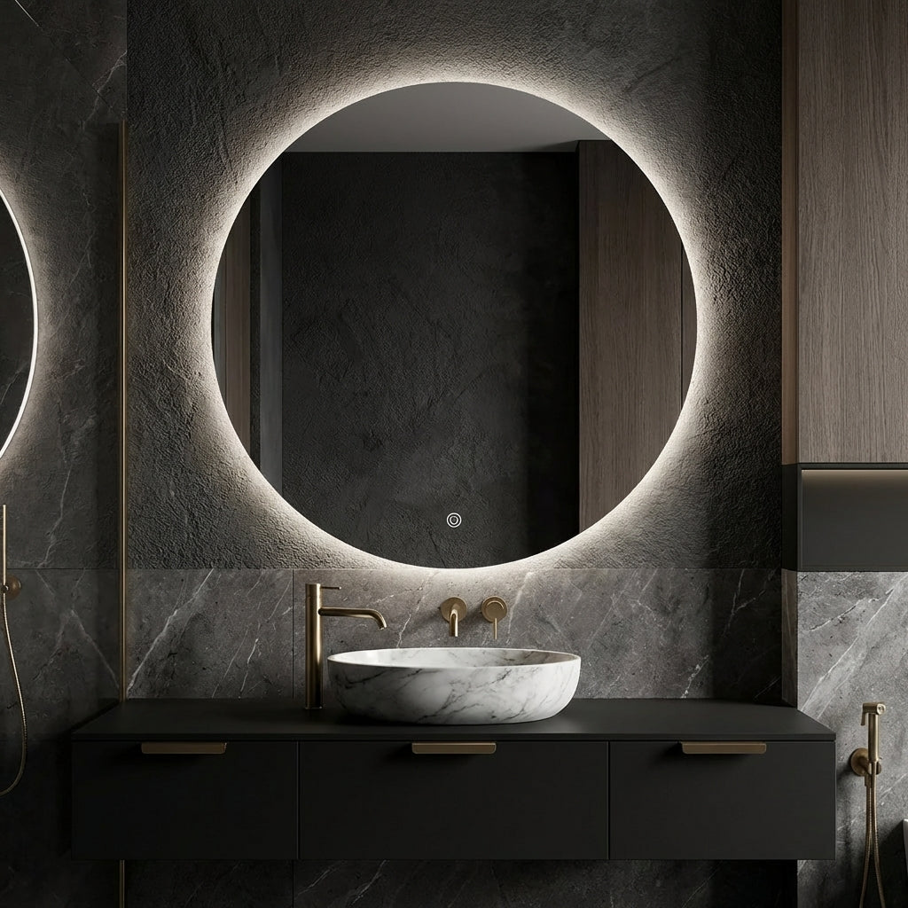 Oglinda LED FRAMELESS TOLEDO 3 Lumini si Touch