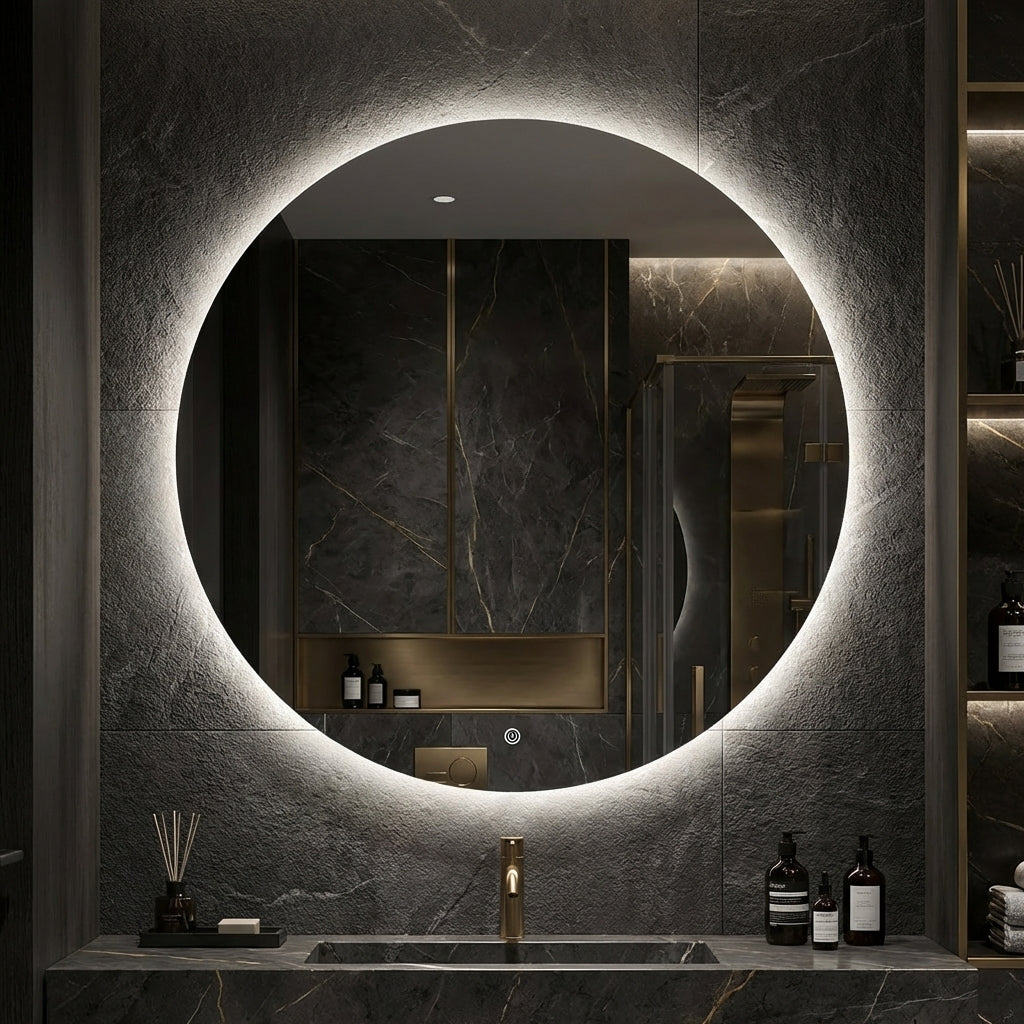 Oglinda LED FRAMELESS TOLEDO 3 Lumini si Touch