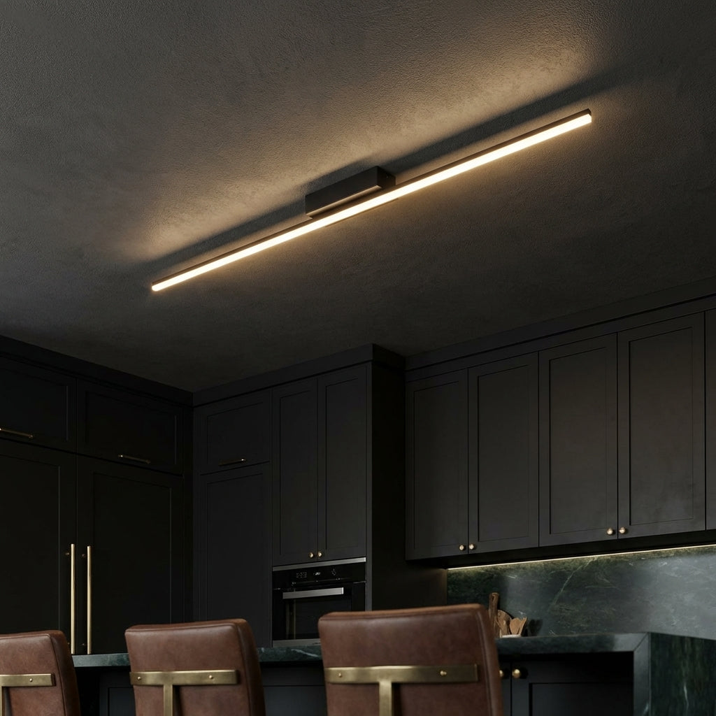 Lustra LED OSLO Black 80CM Echivalent 150W