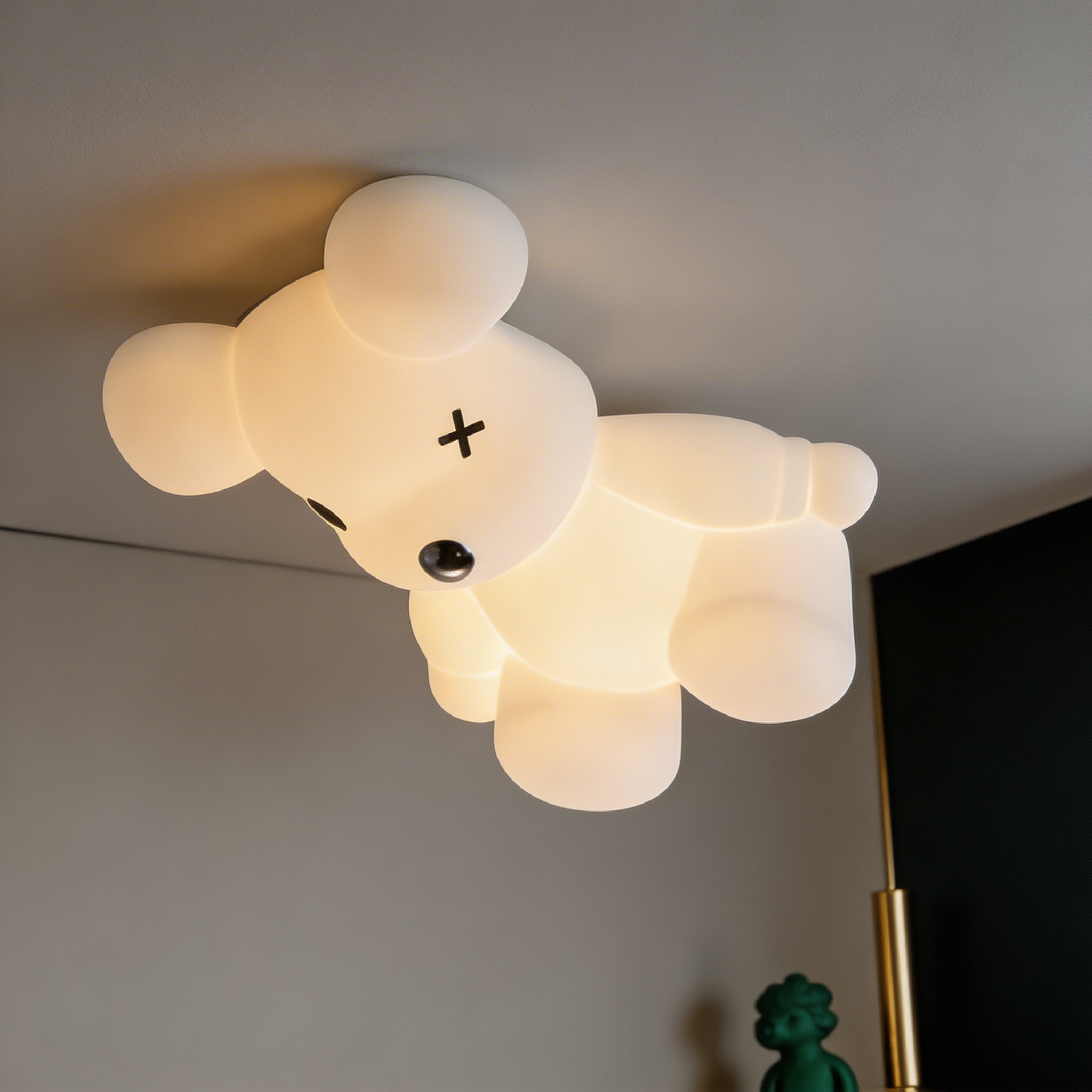 Lustra LED 160W Winny Bear Smart cu Telecomanda QR Echivalent 600W