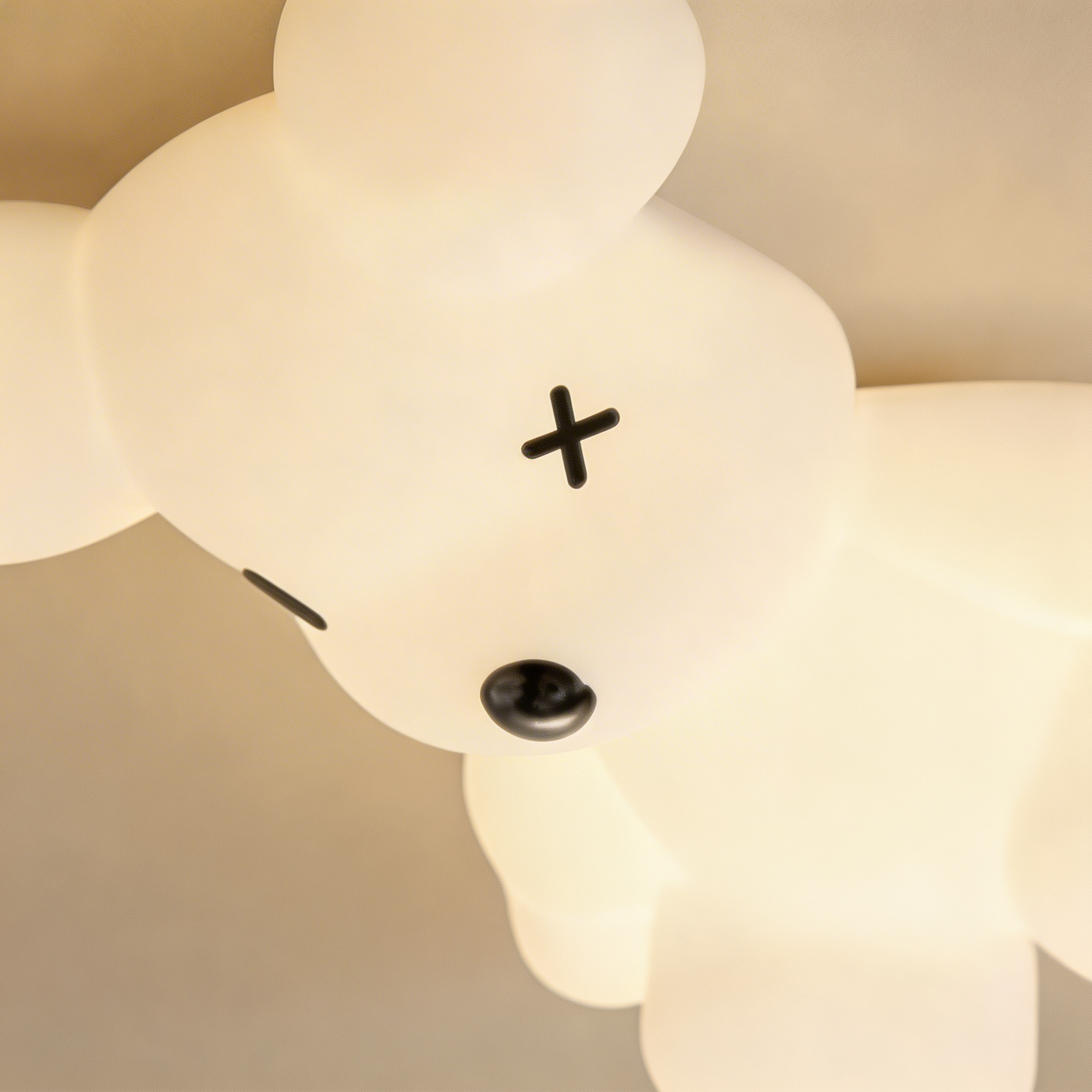 Lustra LED 160W Winny Bear Smart cu Telecomanda QR Echivalent 600W